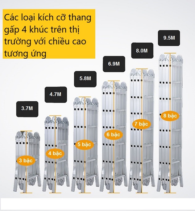 thang nh&ocirc;m gấp Nikita TGA69